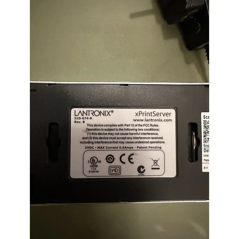 Lantronix xPrintServer Office Edition XPS1002FC-02